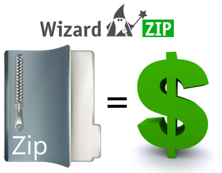 Заработок на архивах - Команда Wizard представляет новый интересный проект Wizard-Zip